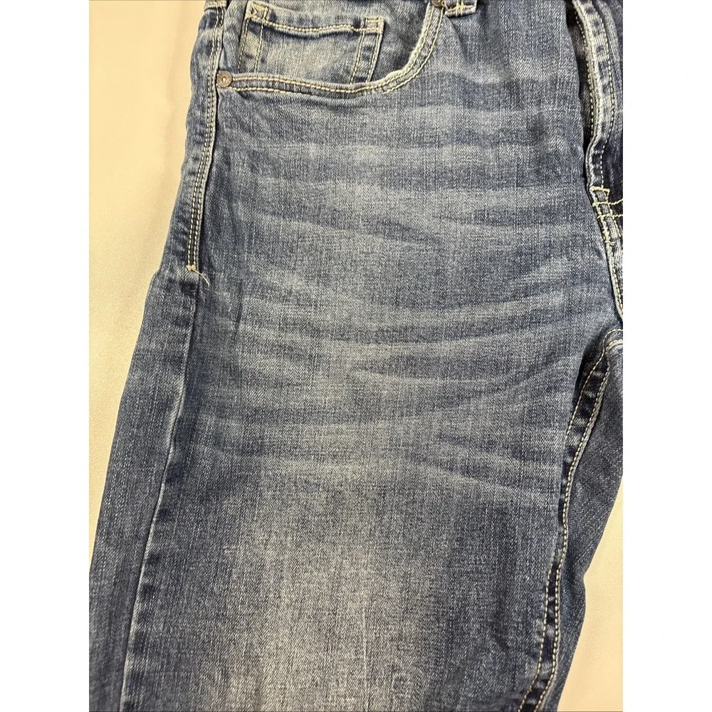 TK Axel Jeans Mens 34x30‎ Blue Slim Boot Stretch Denim Western Pocket Mid Rise